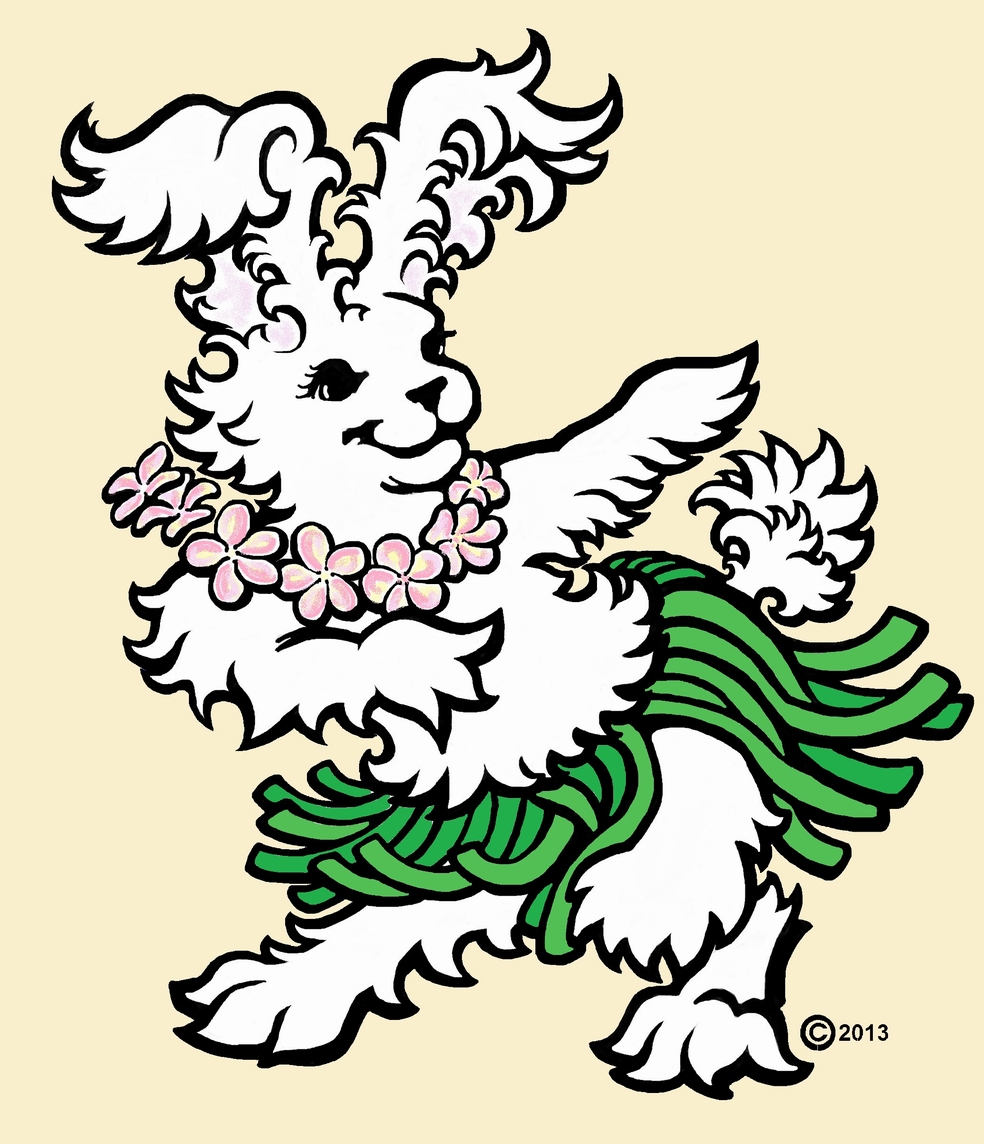 hula bunny yarn logo