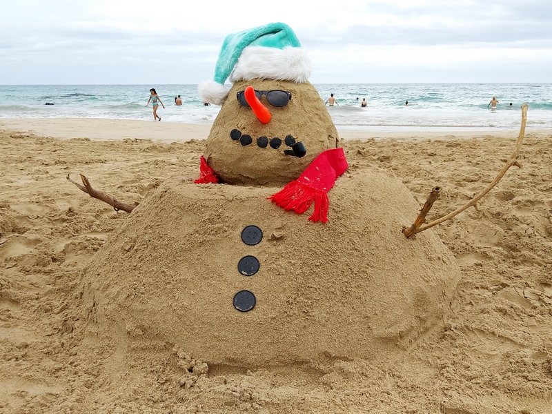 sandy beach Santa