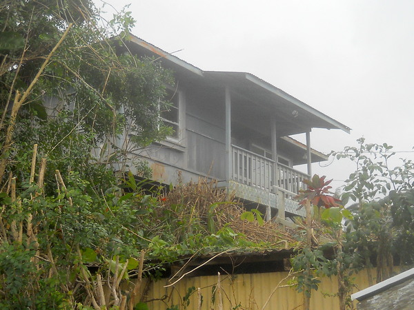 little gray house's front lanai