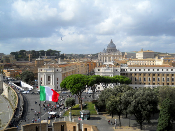 Rome looking towards St. Peter's