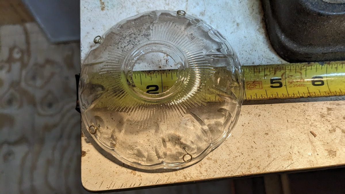 bobeche found at yard sale