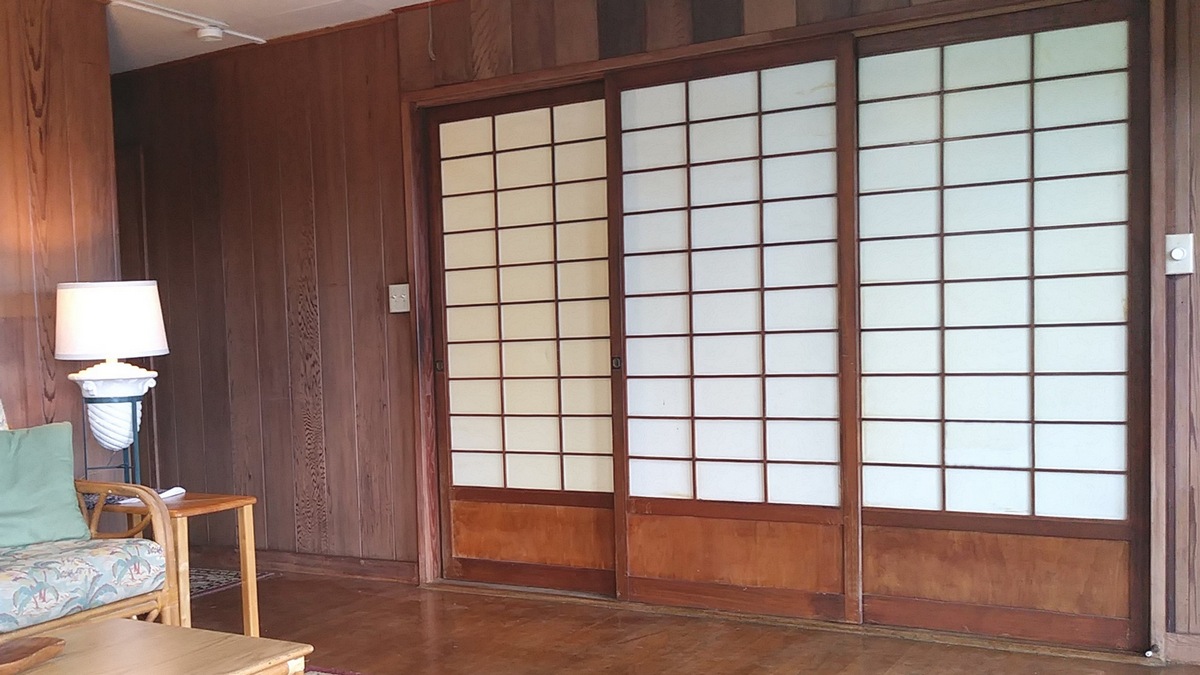 Three Shoji doors